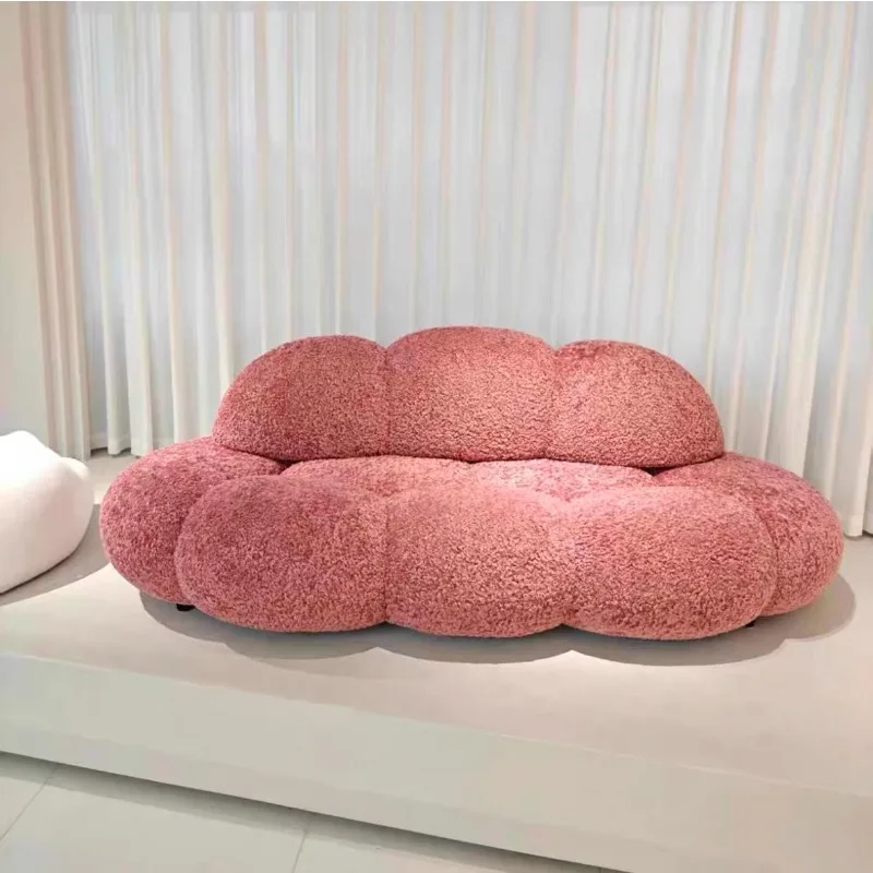 

Women Designer Living Room Sofas Nordic Cloud Comfortable Cute Living Room Sofas Ergonomics Puffs Muebles Backyard Furniture