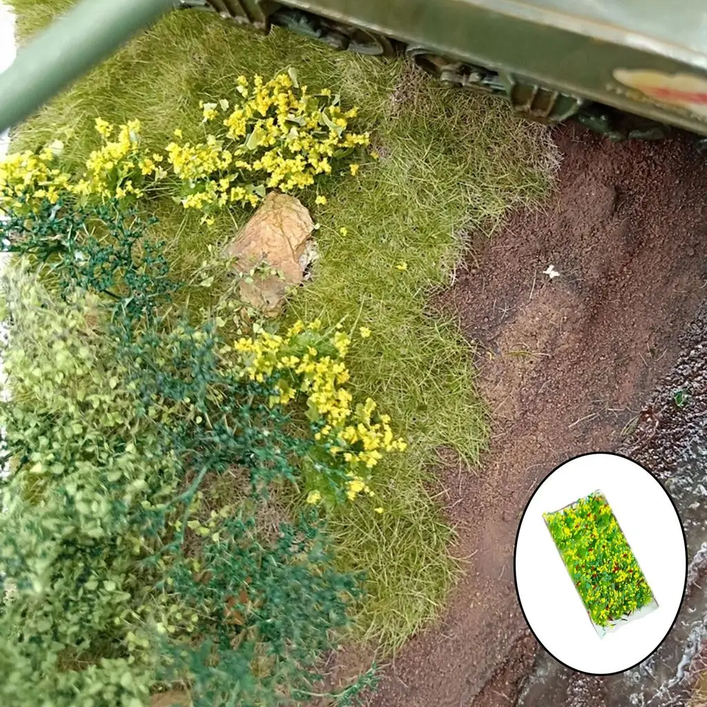 DIY miniatuur bloemen tuin bouwpakket micro landschap bladeren landschap accessoire voor modeltrein en poppenhuis