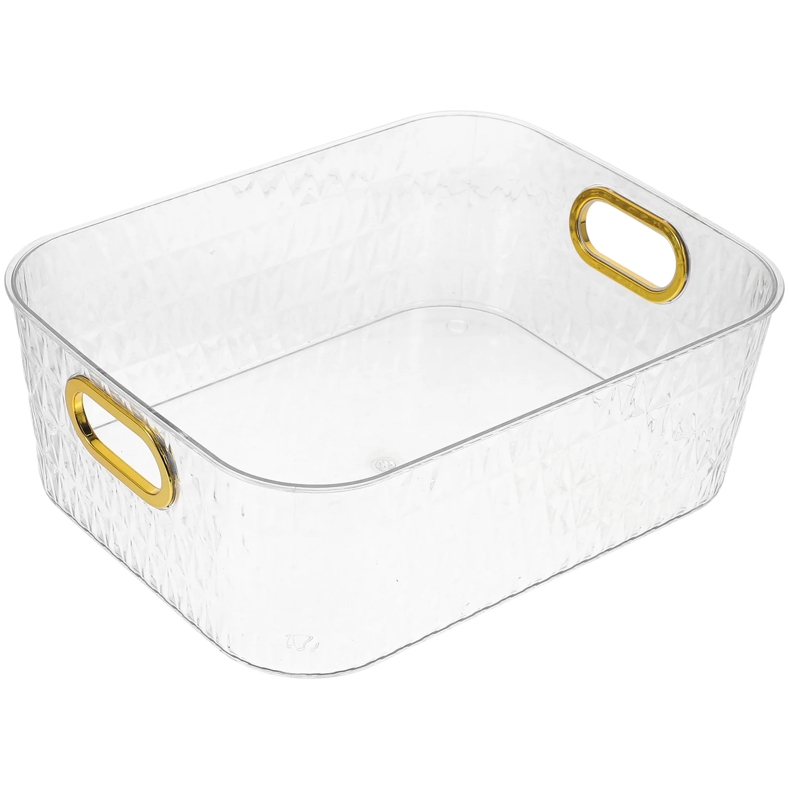 

Storage Box Transparent Large Capacity Countertop Organizer For Bathroom Kitchen Vanity Sundries Tray Home