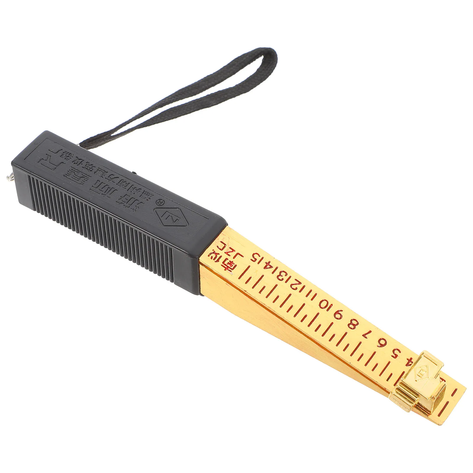 

Wedge Shaped Feeler Gauge Precision Measurement Tool Copper Plated Compact Portable Engineering Inspection Equipment For House