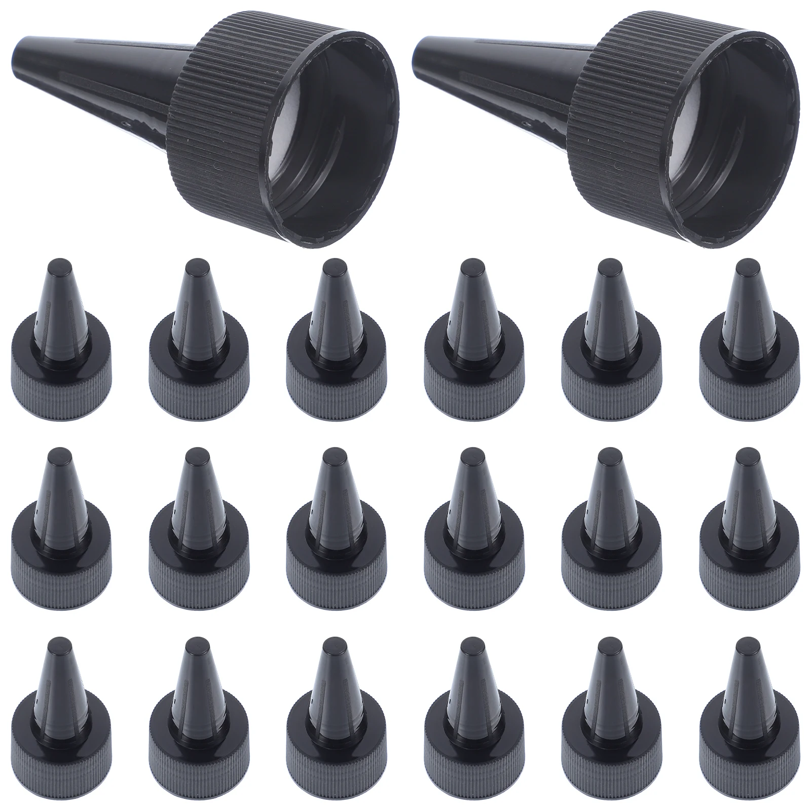 

50pcs Sports Pull Cap Replacement Lids Leak-proof Reusable Bottle Caps for Daily Use Seal Replacement Caps for Glass