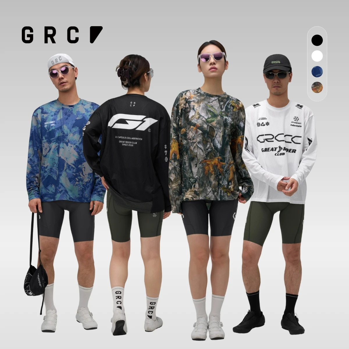 GRC Cycling Apparel CREW Utilitee Long Sleeve T-shirt