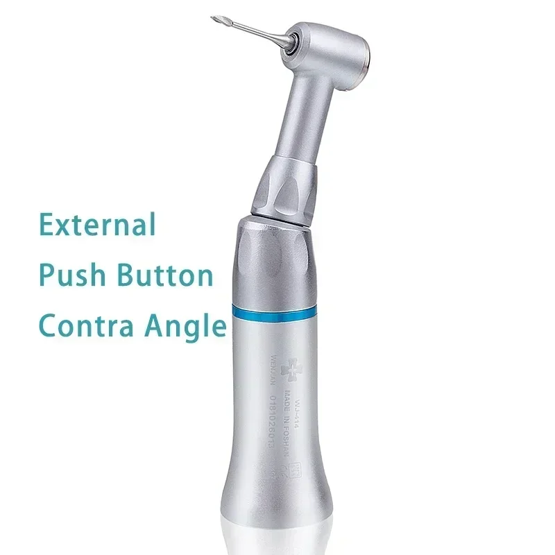 Ceramic Bearing Water Cooling Triple Spray Dental Slow Speed LED Handpiece Set Ratio 4:1 (Straight Handpiece/Contra Angle/Motor)