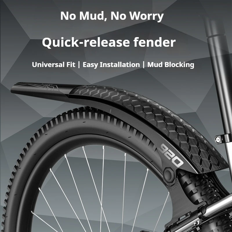 

Enlee Special Mountain Bike Mudguard Fender Extended Widened Quick Release Adjustable Bicycle Mud Guard For Outdoor Riding