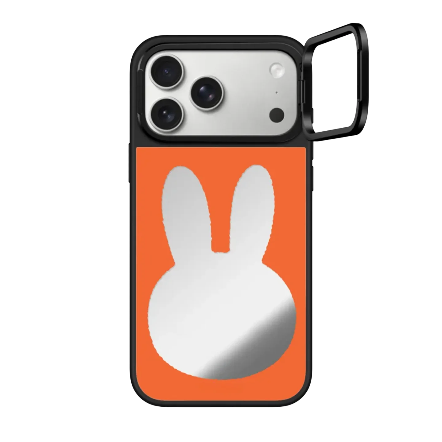 

6010451 Lens Ring Stand Mirror / Acrylic Magnetic Case: Compatible with IPhone 17 16 15 14 Pro Max 17Pro