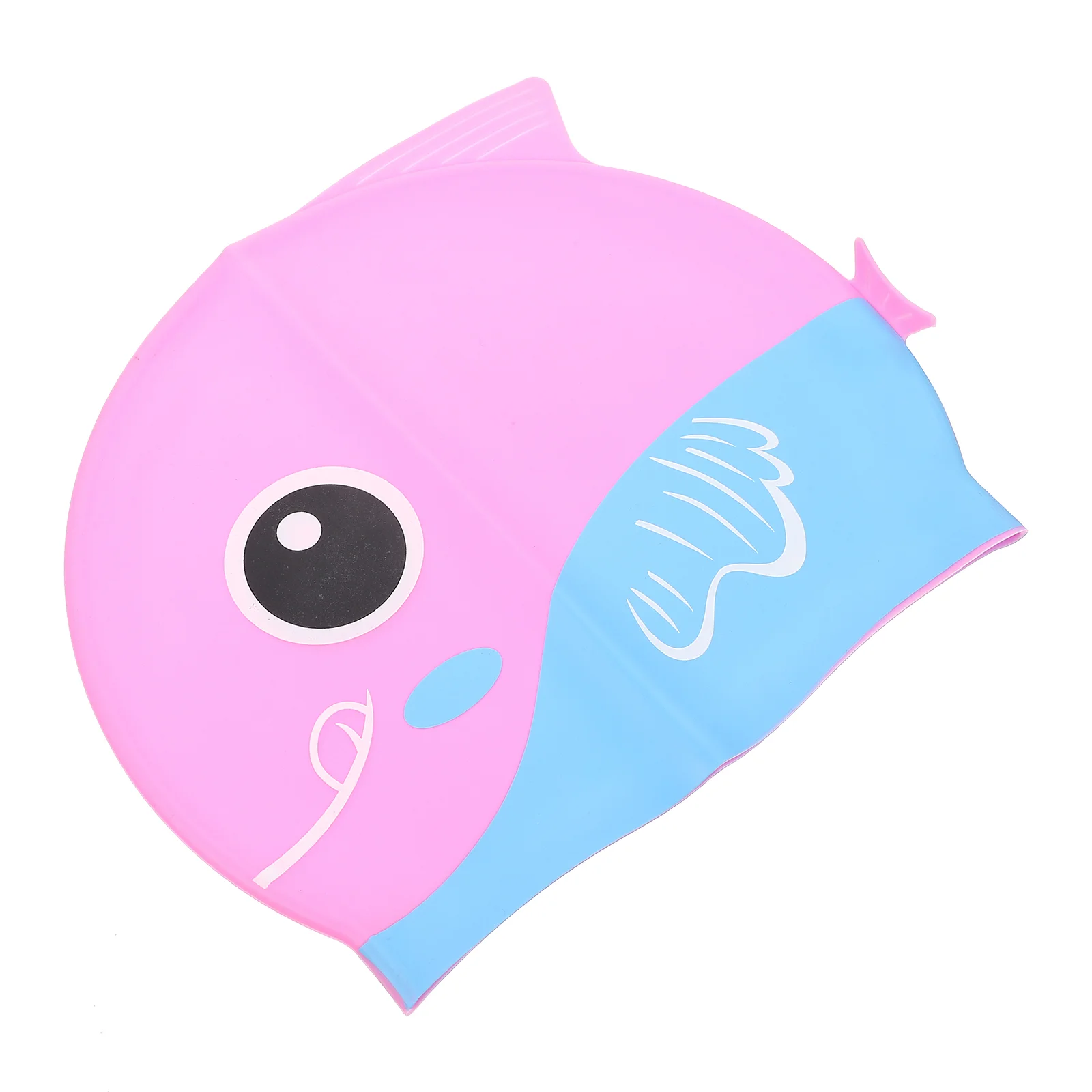 

Swim Stretch Hat Swimming Cap Ear Protection Swimcap Fish Type Silica Gel Cartoon
