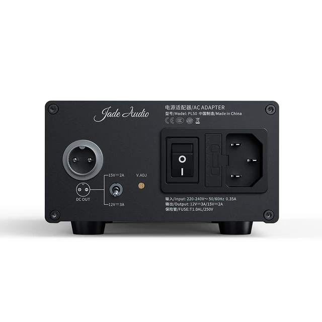 JadeAudio/FiiO PL50-Low Noise Regulated Linear Power supply 12V/ or 15V  Output for USB DAC HiFi Amplifier/Music Player