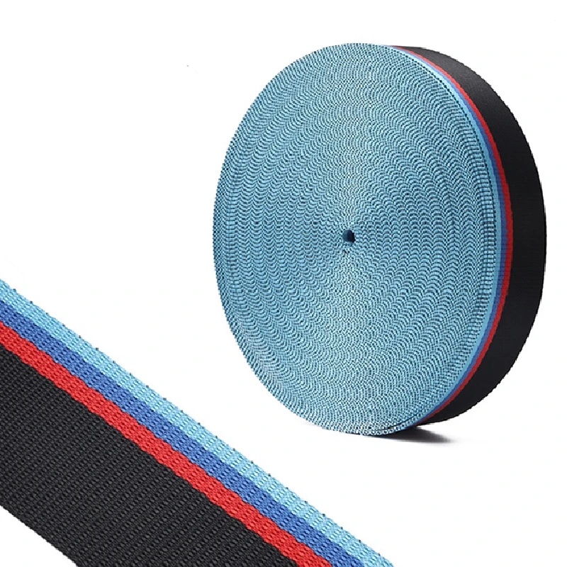 Polyester Webbing Racing Seat Belt 4.8cm Seatbelt Safety Webbing 3.5 To 30 M for Front Rear Row Car Seat Accessories Blue Red