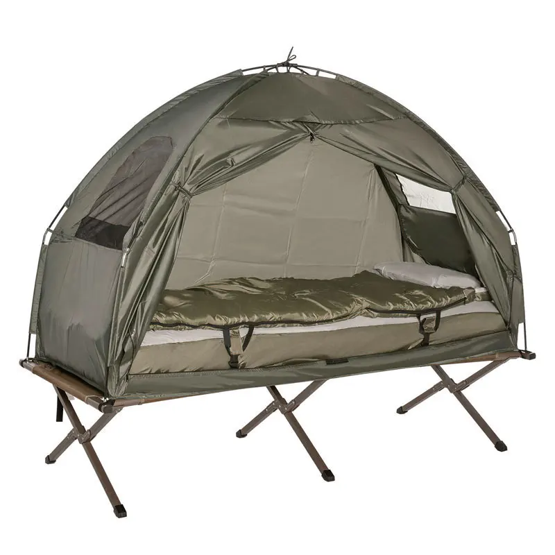 

Hot Sale Proper Price Bed Tent with Cushion 1 Person Camping Tent Waterproof with Bed