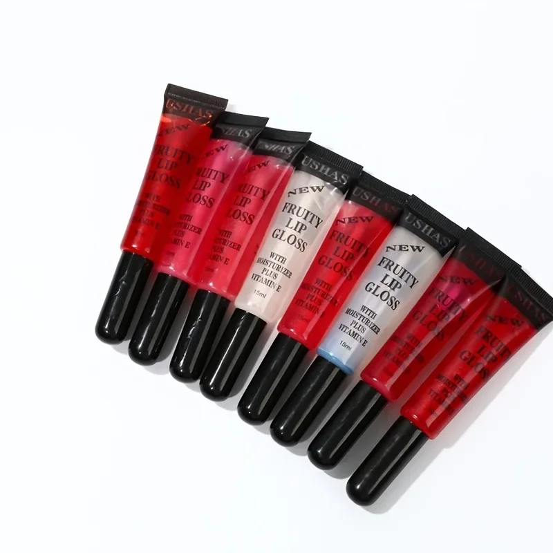 ジェルグロスティントリキッドリップスティッククリスタルクリアリップグロス保湿非粘着性唇プランパーリップクリームオイルメイクアップゼリーリップグレーズ