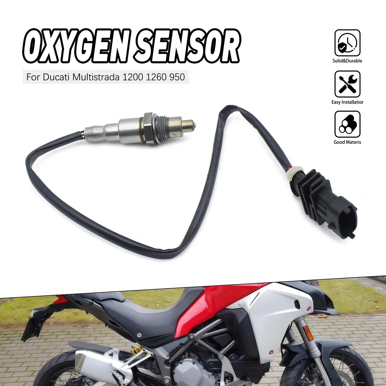 

Oxygen O2 Sensor For Ducati Multistrada 950 1200 S 15 17 XDIAVEL OXYGEN SENSOR 55214491B Motorbike Accessories Parts