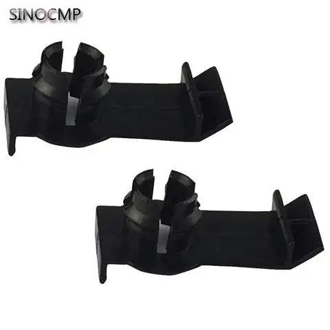 51338254781 레귤레이터 클립 브래킷 창 키트, BMW X5 E53 3er E46 용 내구성 자동차 전면 오른쪽 왼쪽 수리 브래킷, 2 개