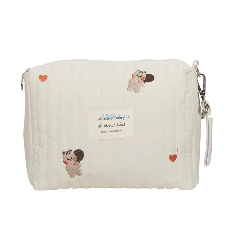 

D0UD Cotton Mom Bag Storage Makeup Baby Diaper Stroller Bag for Diapers