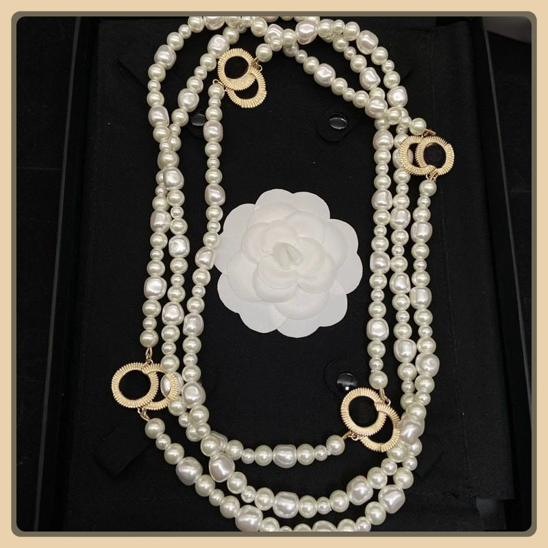 

Pearl necklace versatile women's collarbone chain design sense choker collarbone chain