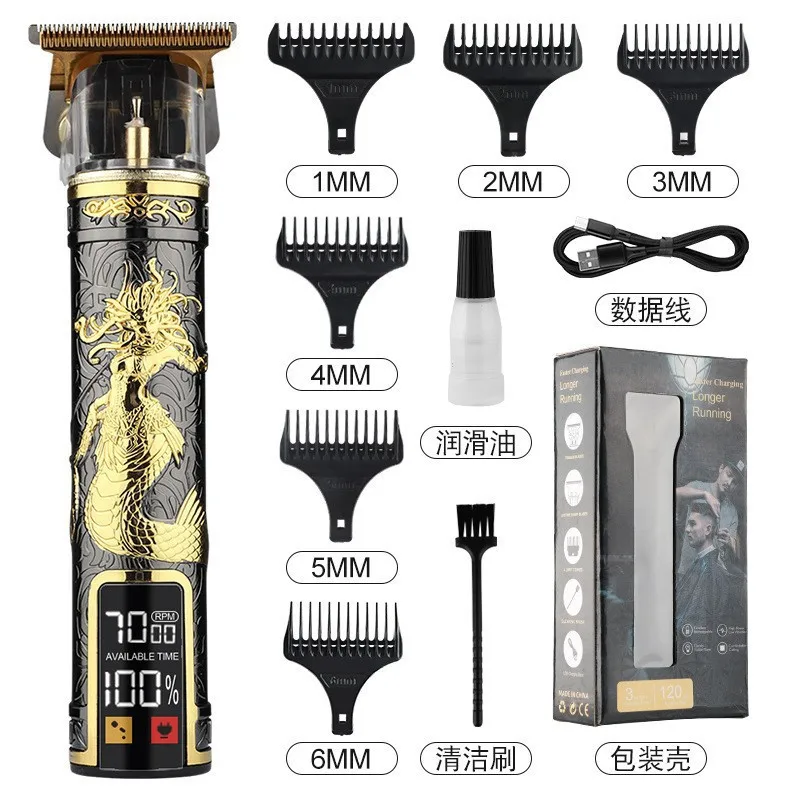 Professional Hair Clipper for Men Cutting Machine Shaving Haircut Beard trimmer Barber Cutter Mower Mens Electric Shaver Kemei