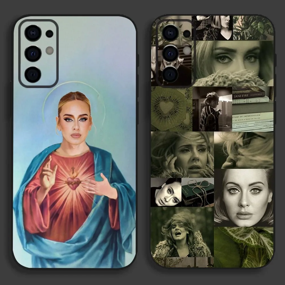 Singer A-Adele Adkins Phone Case For Samsung S24,S21,S22,S23,S30,Ultra,S20,Plus,Fe,Lite,Note,10,9,5G Black Soft Cover