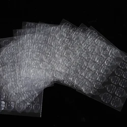 480pcs/20sheets Double Sided False Nail Art Adhesive Tape Glue Toe Jelly Sticker DIY Tips Fake Nail Glue Manicure Nail Tool