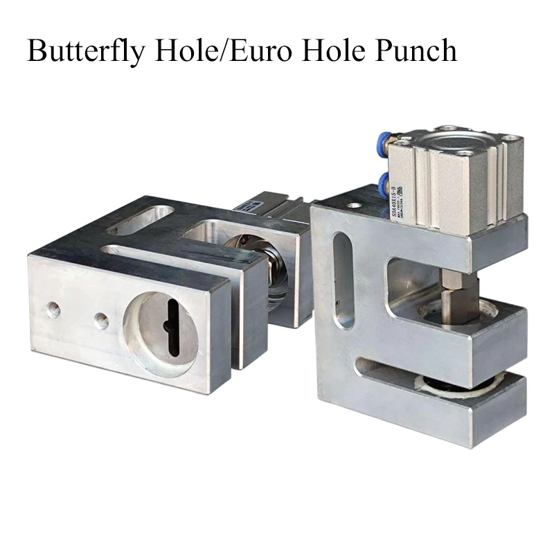Euro Hole Punch Pneumatic Hole Punch Pneumatic for Plastic Bag Butterfly Hole Punch Machine