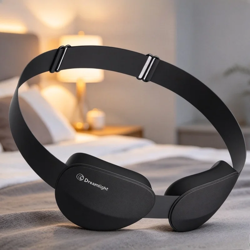 Dreamlight 3D Travel Eye Mask Sleep Blackout 3D Stereoscopic Aid Portable Adjustable Concave Molded Night Break Eye  Home Mask