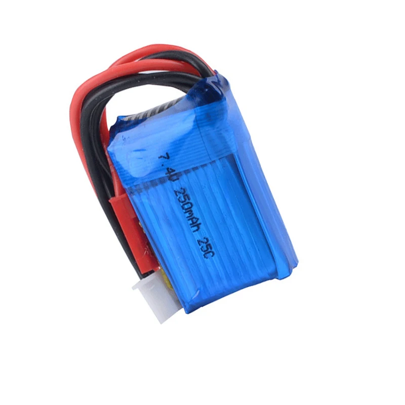 7.4V 250mAh 25C 2S JST batterie al litio modello di auto RC giocattoli modello parti di batterie telecomando veicolo da arrampicata parti della batteria Lipo