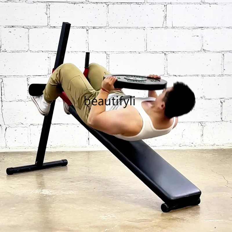 Commercial Roman Chair Abdominal Board Adjustable Dumbbell Bench Chair Abdominal Board Waist Back Training