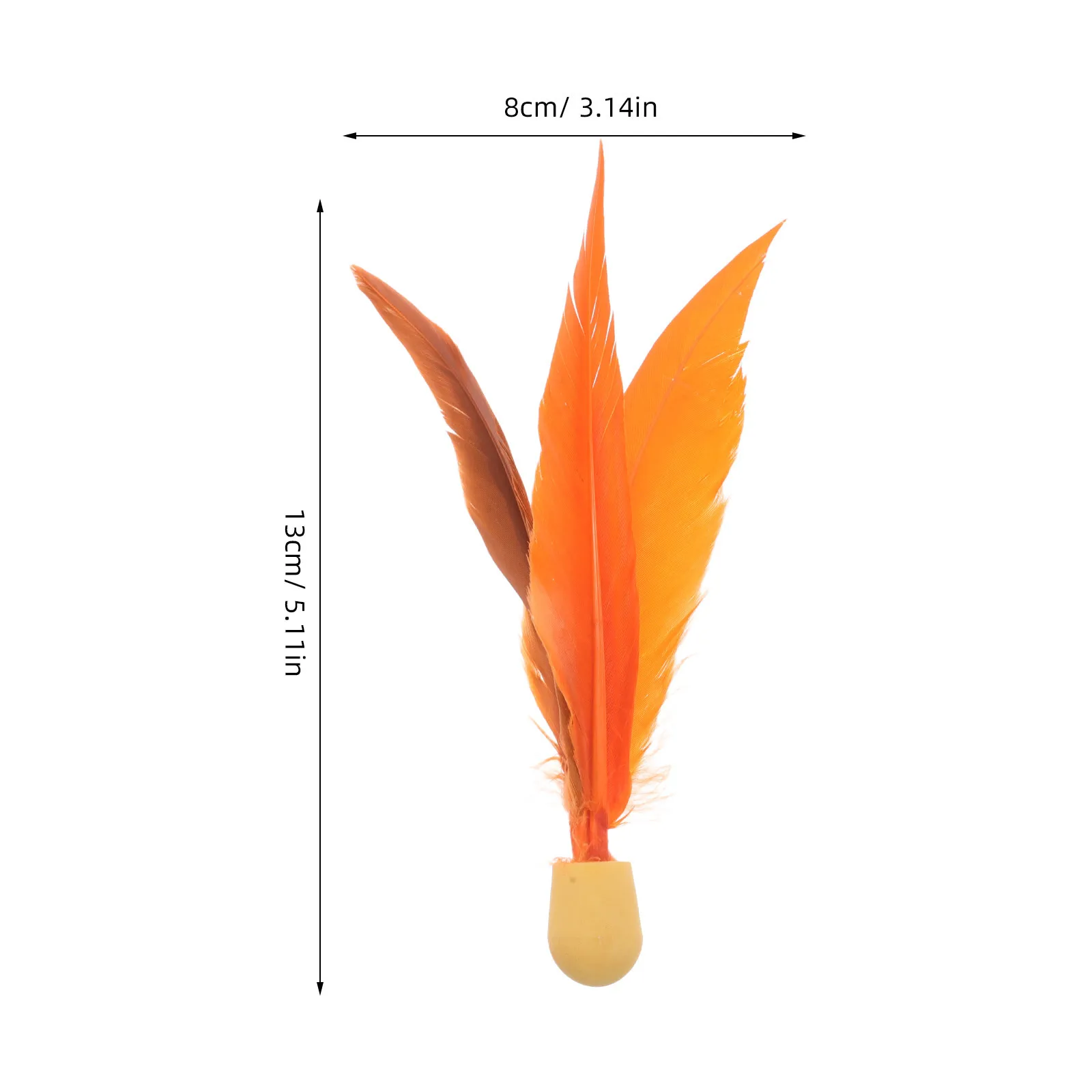 5 قطعة كرات الريشة عالية الارتداد مرونة للأطفال داخلي في الهواء الطلق اللعب استبدال بيردي ممارسة الرياضة خفيفة الوزن #3