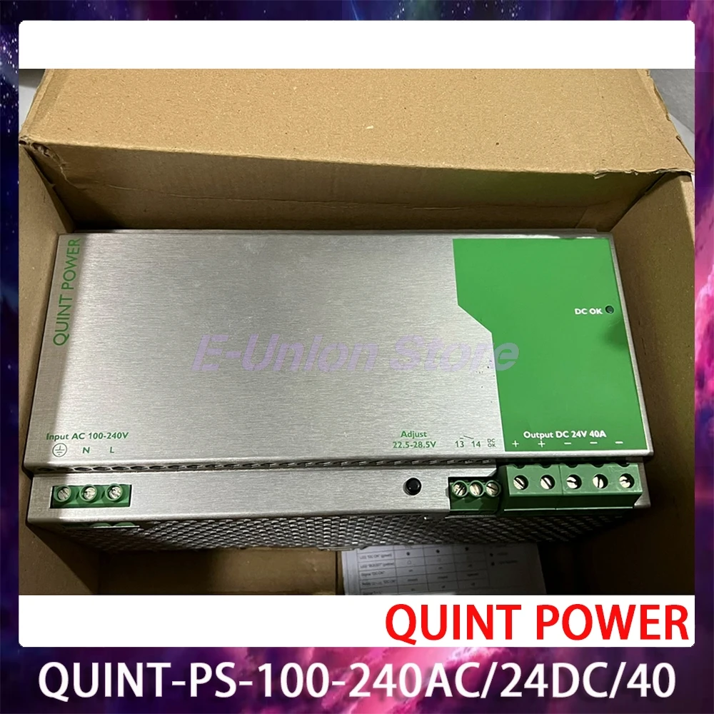 

2938879 QUINT-PS-100-240AC/24DC/40 QUINT POWER Contact Power Supply 24 V DC/40 A