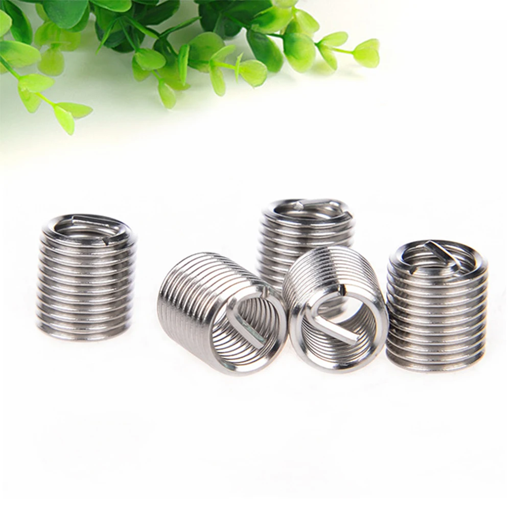 

60 PCS Stainless Steel Screw Sleeve Thread Repair Tool Insert Kit Braces Helicoil