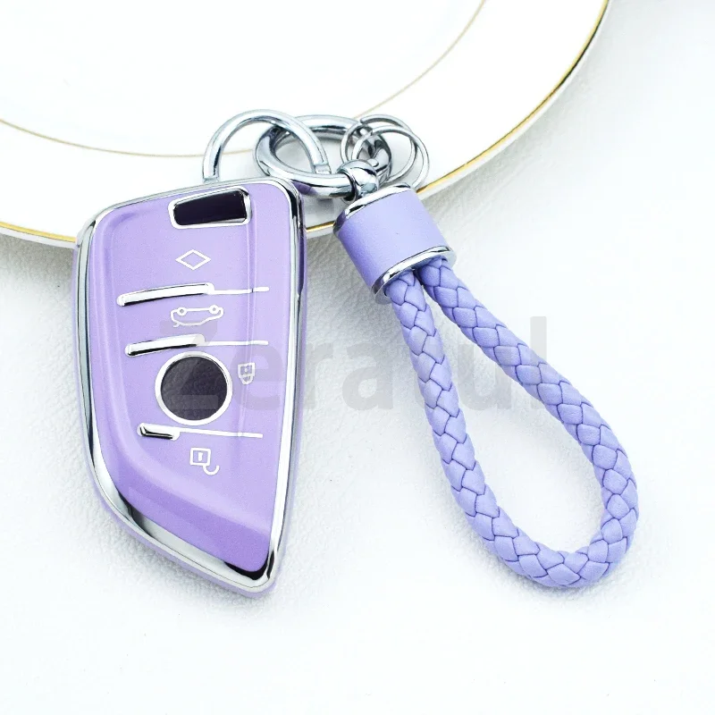 

4-кнопочный брелок из ТПУ для BMW X1 X3 X4 X5 X6 F15 F16 F48 G30 G38 525 540 740 1 2 5 7 Series, защитный чехол для ключей