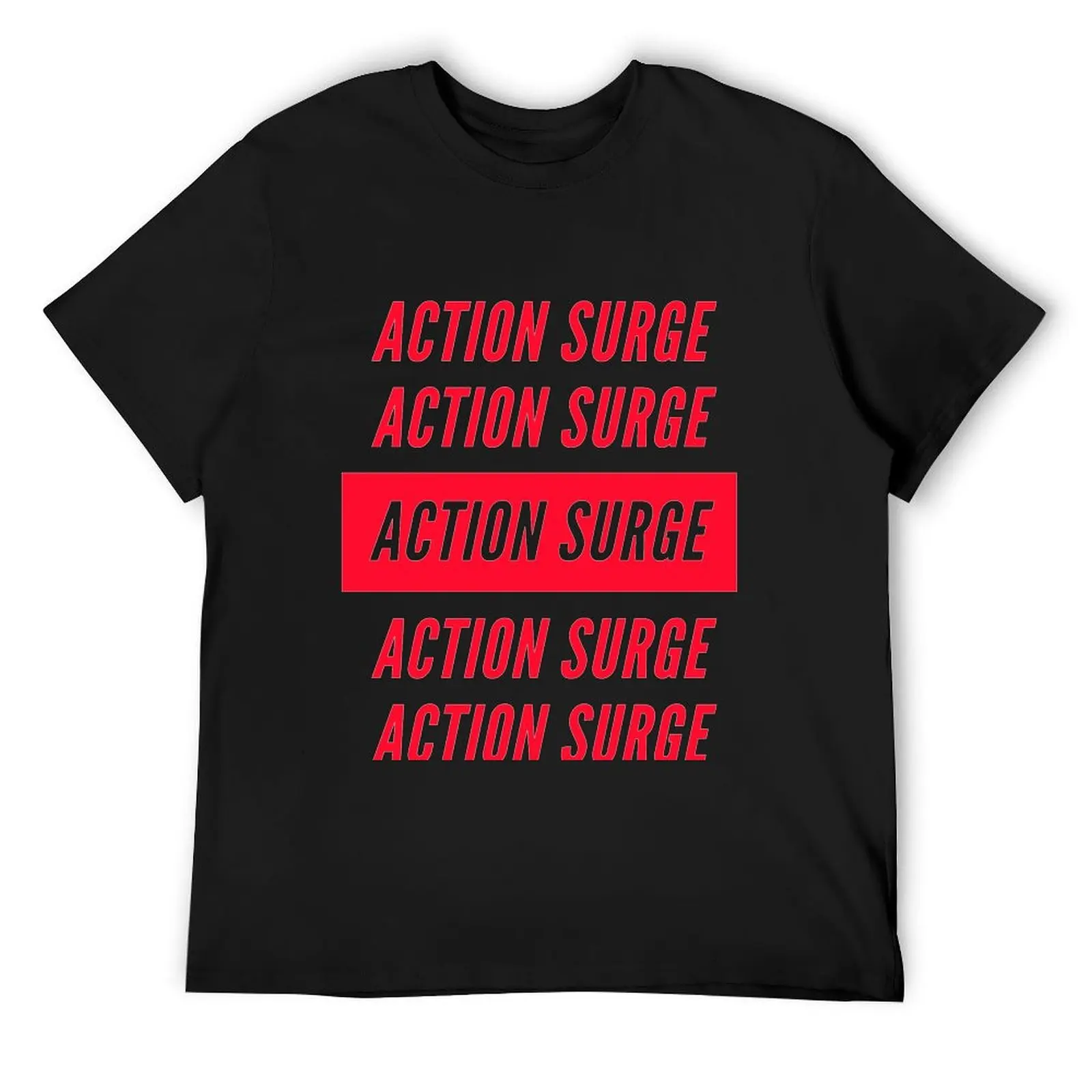 Action Surge TTRPG Dungeon Apparel T-Shirt custom t shirt man t shirt cute clothes Men's t-shirt