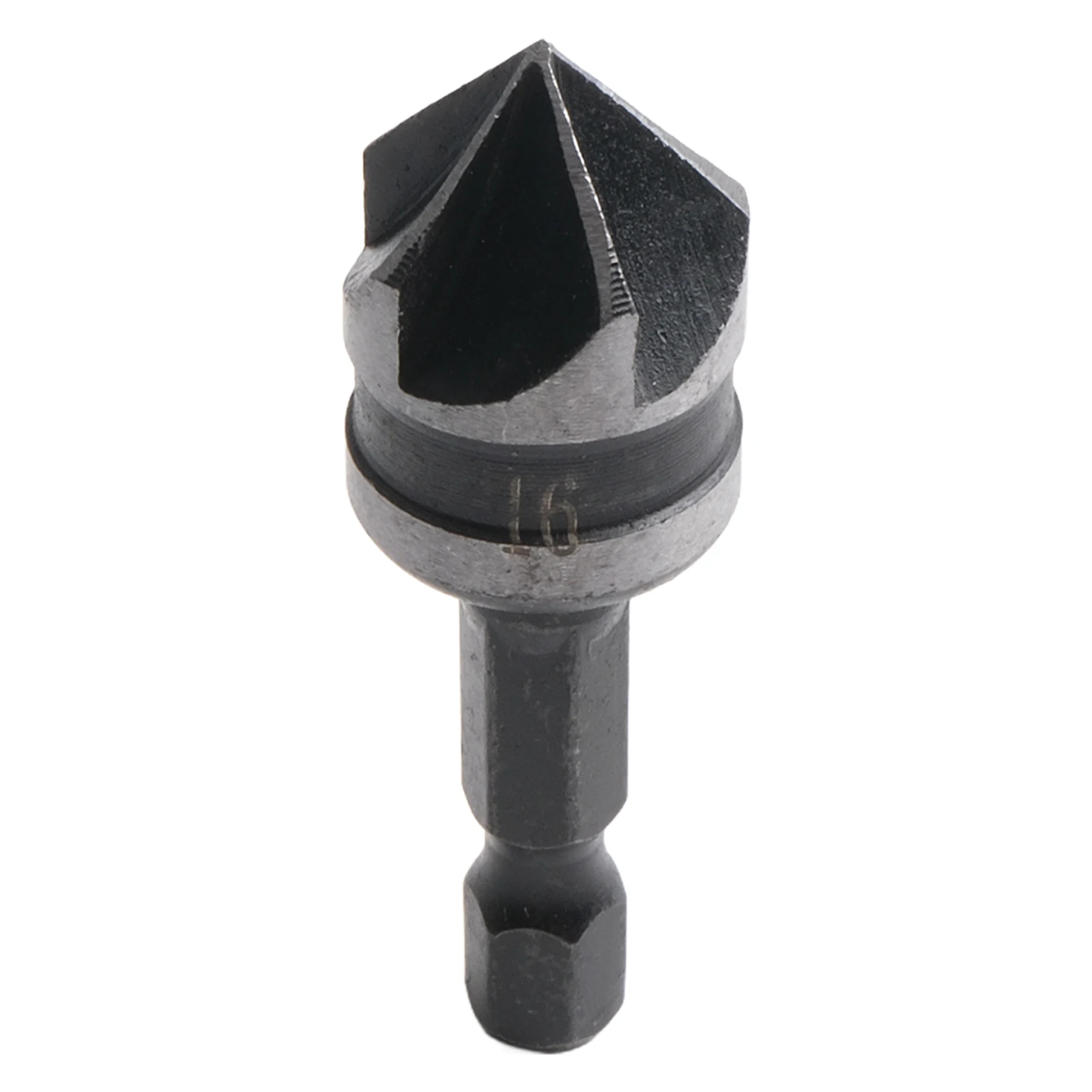 3Pc Countersink Drill Bit Five-blade Chamfer 90° Suitable For Woodworking Tool 12/16/19mm  For All Woods And Soft Metals