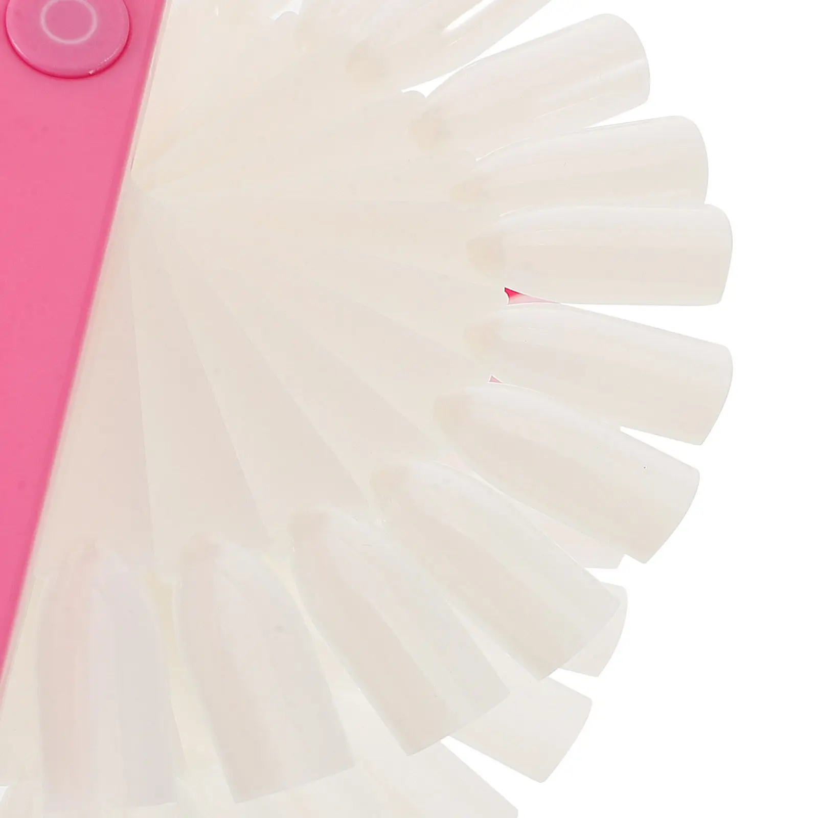 48-Color Rotating Fan-Shaped Nail Polish Display Board for Shade Selection & Nail Art Practice – Home Salon Use