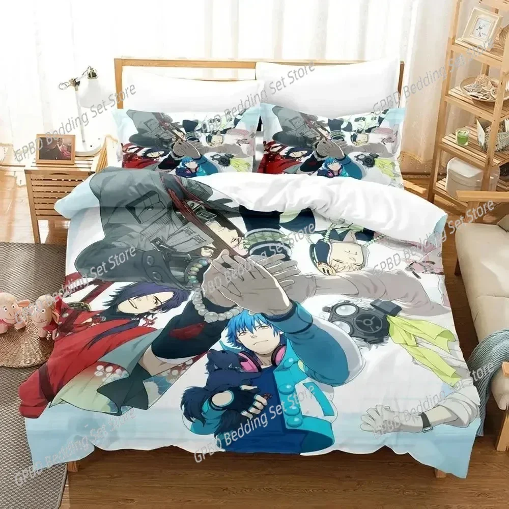 Anime DRAMAtical Murder Game Bedding Set Single Twin Double Queen King Cal King Size Bed Linen Set