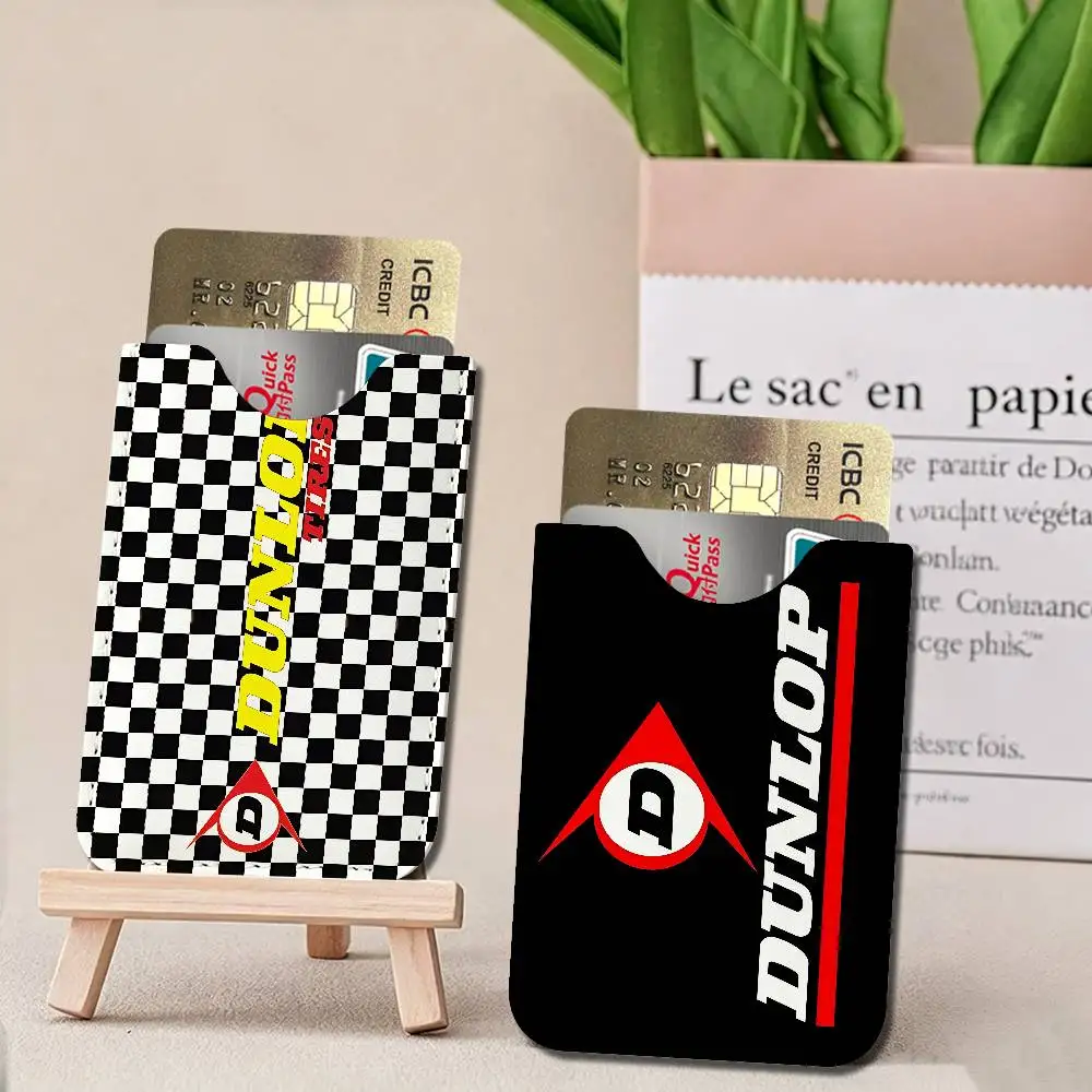 D-Dunlops Light Soft Leather Mini Card Holder, Ultra Slim Credit Card Wallet for Unisex Pocket Card Storage