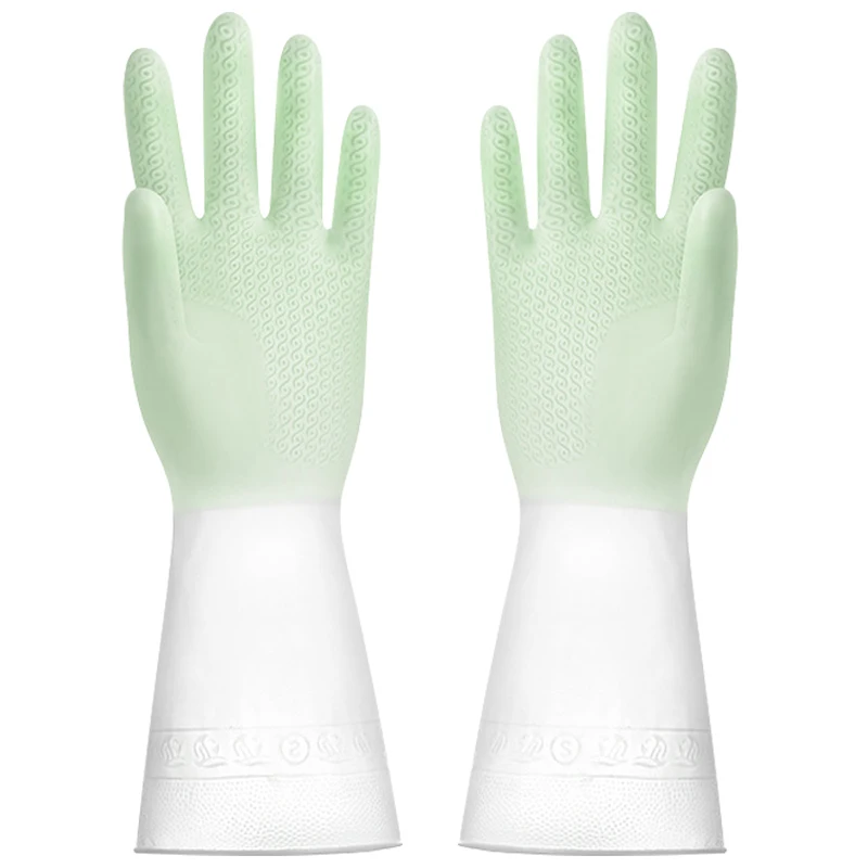 Waterproof Housework Cleaning Gloves Kitchen Cleaning Latex Household Dishwashing Laundry Gloves Wear Resistant Rubber Gloves