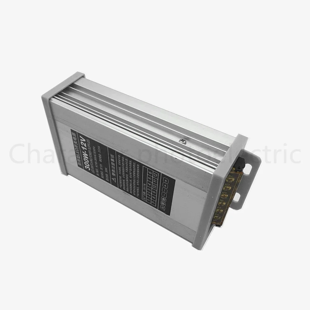 AC 187-265V LED Driver 300W 12V 25A LED Power Supply Rain-proof LED Light Power Adapter Outdoor Application