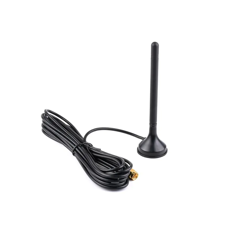 Waveshare LPWA Outdoor Waterproof Antenna, 5dBi High gain with magnetic base, LoRa Antenna, 4G/3G/2G/LPWA Support, options for F