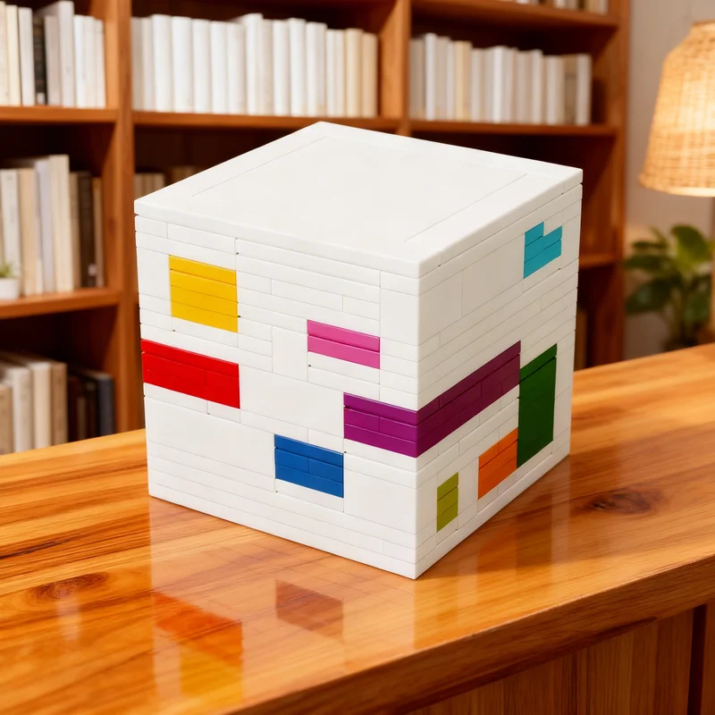 

262pcs MOC Cubular Puzzle Model Building Blocks Creative DIY Gift Display Decor Assemble Premium Adult Kids Desk Home Toy Idea