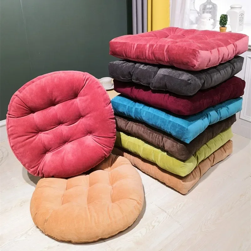 Square Floor Seat Pillows Cushions Soft Thicken Yoga Meditation Cushion Pouf Tufted Corduroy Tatami Floor Pillow