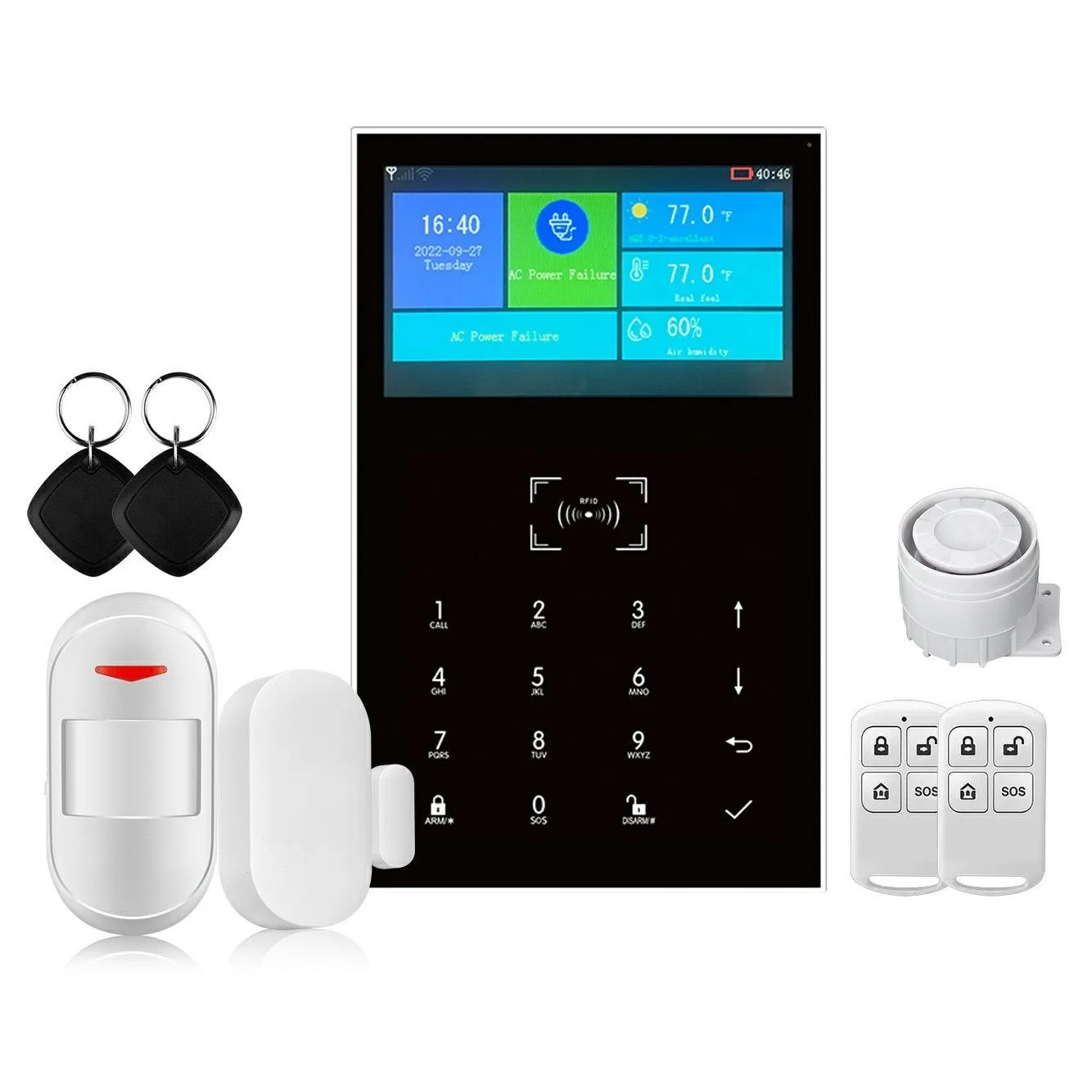 

TY-PG109 Alarm Set Smart Home Control System WIFI Remote Mobile Phone Alarm Notification