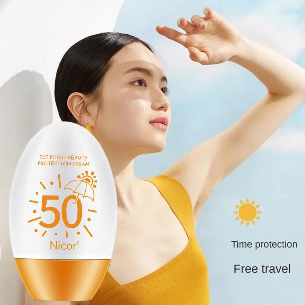 60g air tabir surya wajah Spf 50 Pa +++ isolasi pemutih perawatan kulit Spot Anti menenangkan mencerahkan tabir surya moistuz C7f5