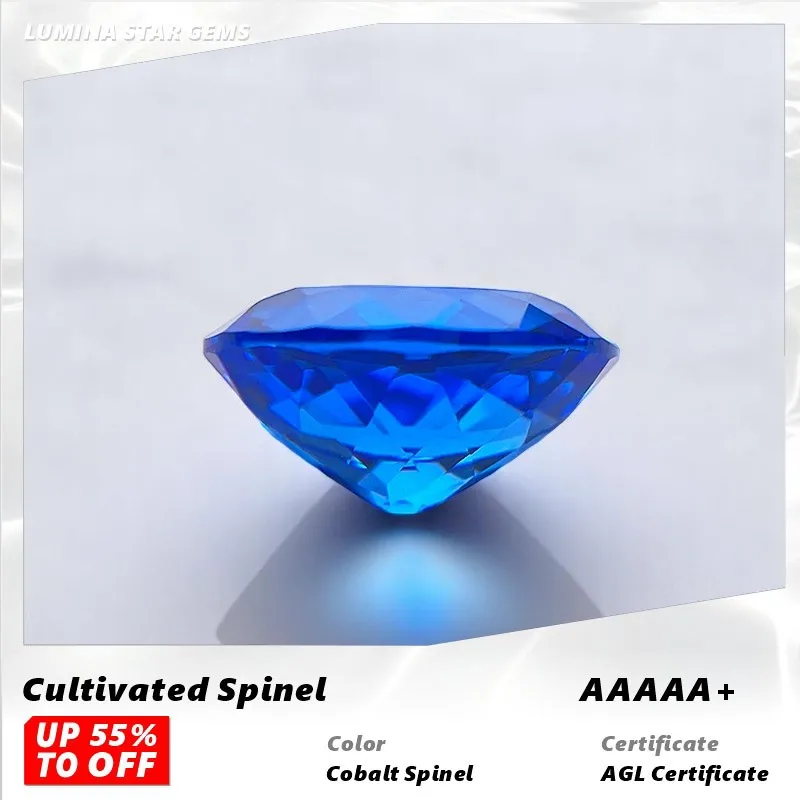 

L-Cobalt Spinel Oval Cut 15x20mm 23.1ct VVS1 Gemstone for Diy Jewelry Making with AGL Certificate