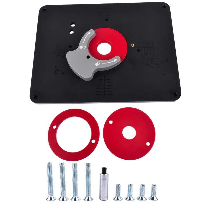 OEM PRS4034 New Predrilled Router Table Insert Plate incl.Level-Loc Rings For Triton