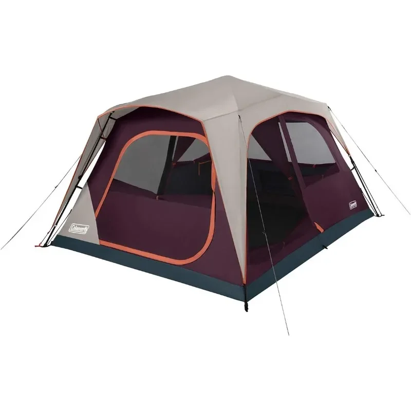 

Camping Tent with Instant Setup Weatherproof Family Tent Convertible Screen Room, and Room Divider, Sets Up in About 1 Minute