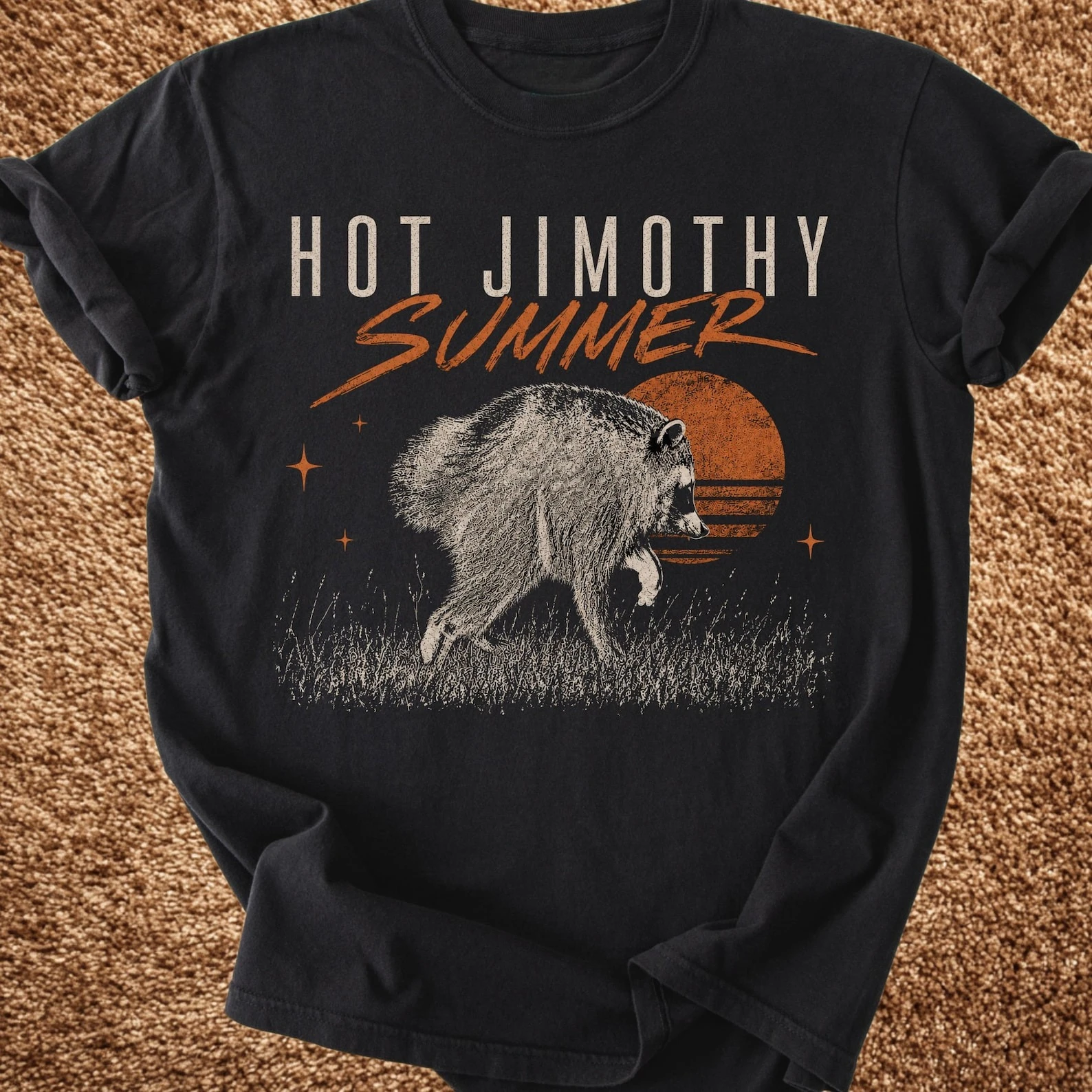 Raccoon Jimothy Viral Shirt Funny Trash Panda Wildlife T-Shirt Retro Animal Lover Meme Tee Men Women Raccoon Tshirts - view 4