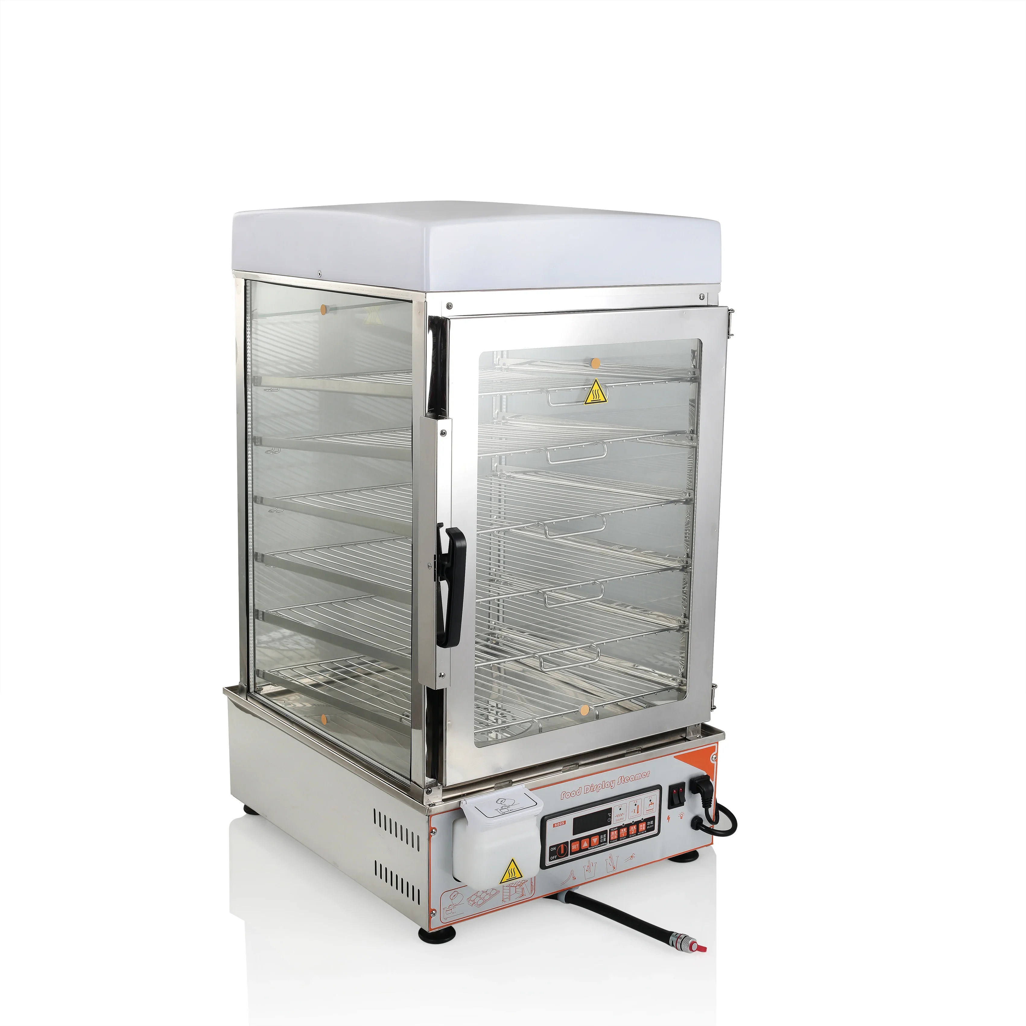 

Long Service Life Hot Dog Steamer Bread Steamer Counter Top Food Steamer Machine For Gourmet Stores