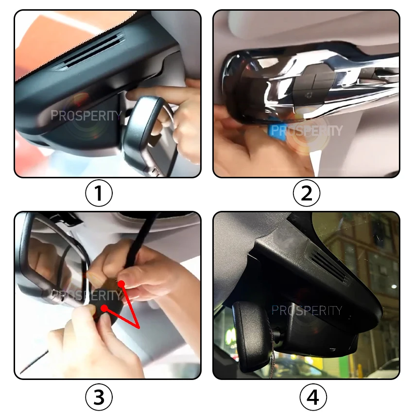Car DVR For Alfa Romeo Giulia/ Stelvio Quadrifoglio QV Veloce Sprint, HD 4K Dash Cam Auto Camera Dashcam