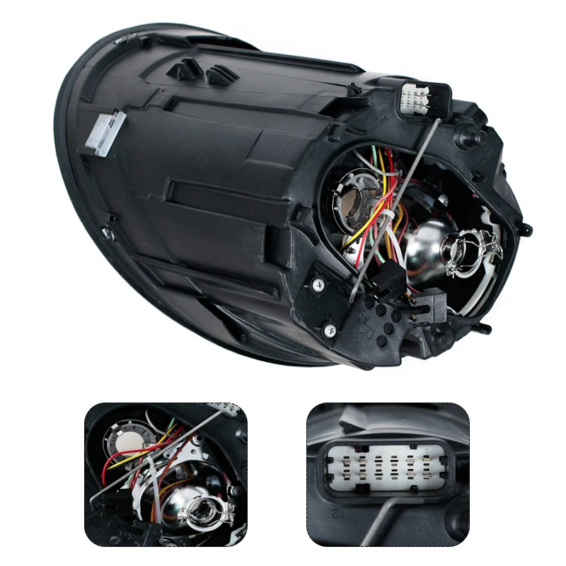 

Фара для Volkswagen VW Beetle 2006-2011, передний бампер, дневные ходовые огни, указатель поворота, автомобильные аксессуары