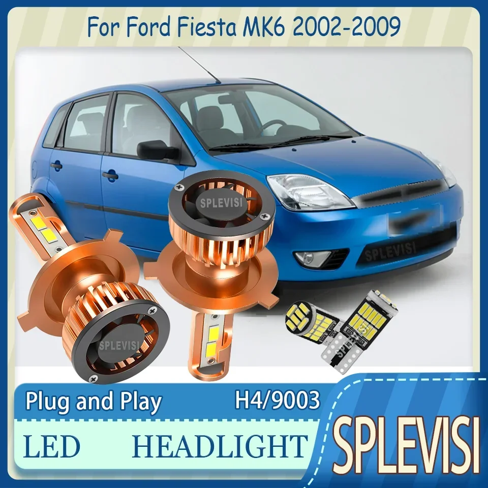 

Enhanced Illumination Easy Installation Reliable H4 LED HEADLIGHT For Ford Fiesta MK6 2002 2003 2004 2005 2006 2007 2008 2009