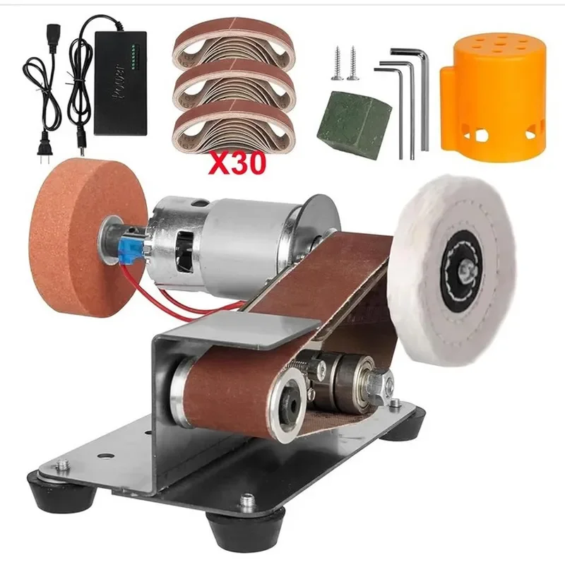 110V 220V Electric Belt Sander Woodworking Tool Set with Knife Sharpener Cross Border Hot Selling